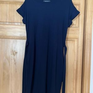 Navy Dress with Pockets